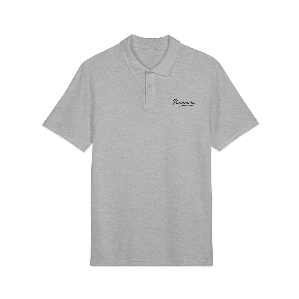 Pique Polo – Heathered Grey