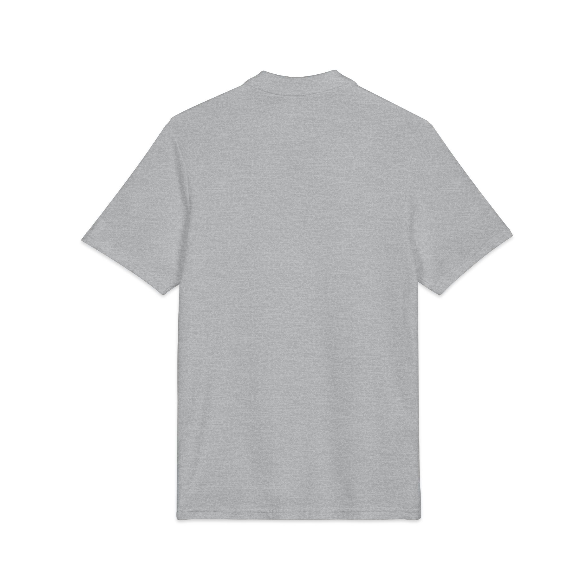 Pique Polo – Heathered Grey