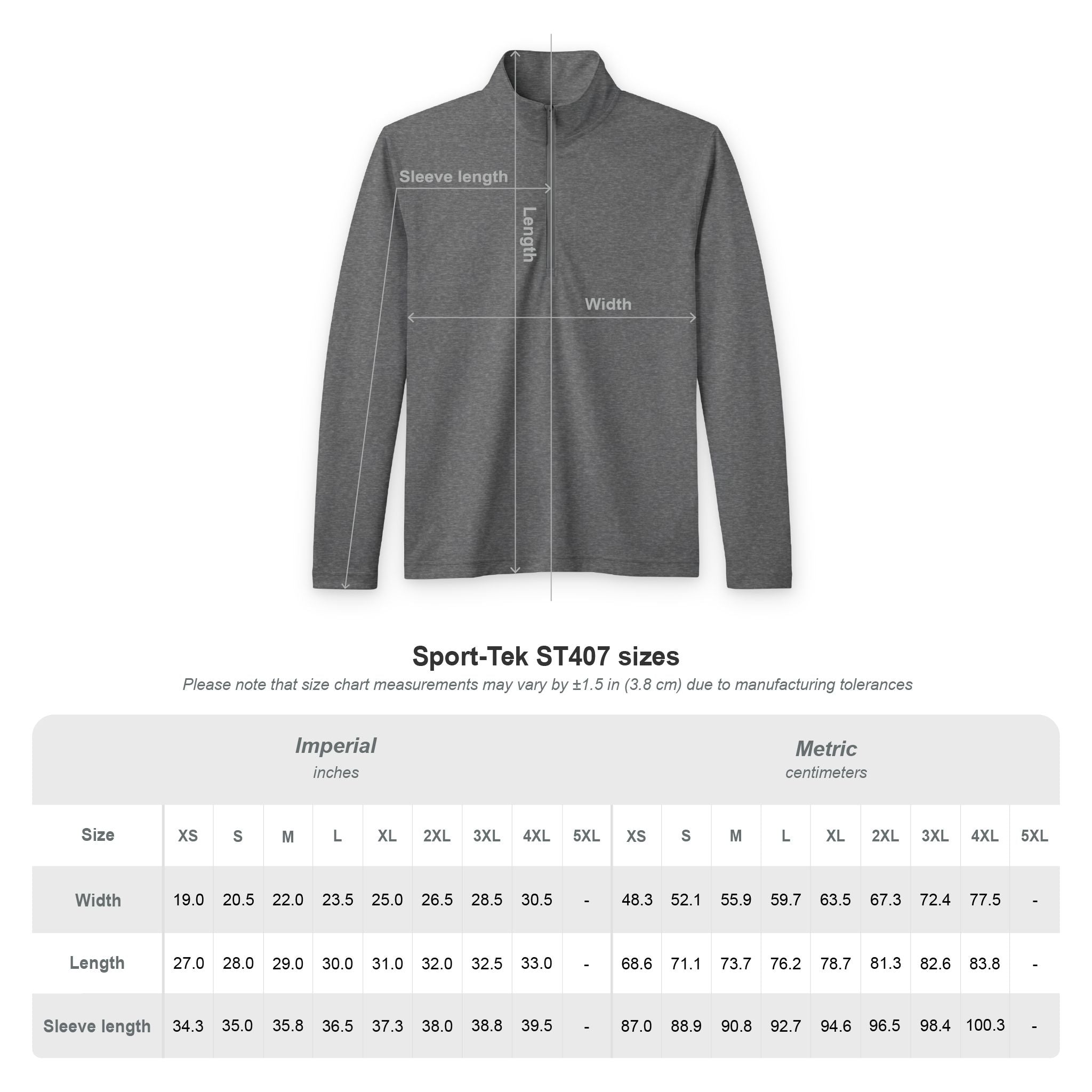 Quarter-Zip Pullover – Dark Grey